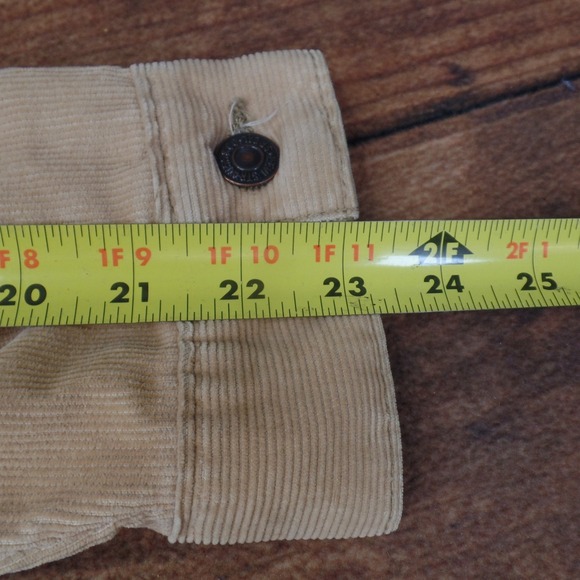 Vintage 70s Levis‎ Corduroy Trucker Jacket Tan Cotton Blend Button Front Size 40 - Picture 12 of 12